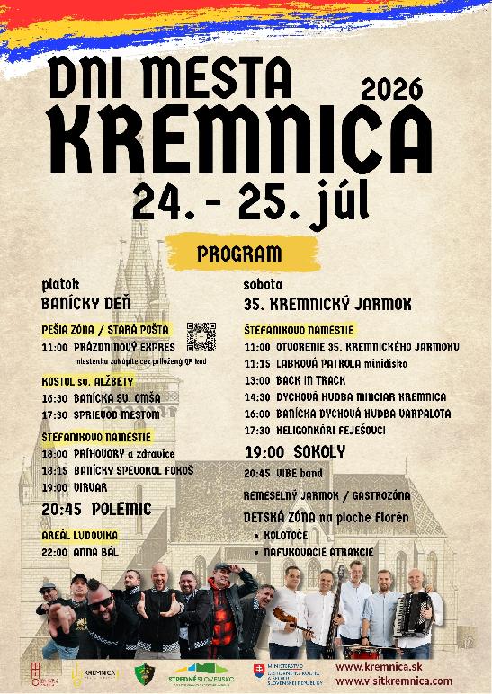 Dni mesta Kremnica 2026