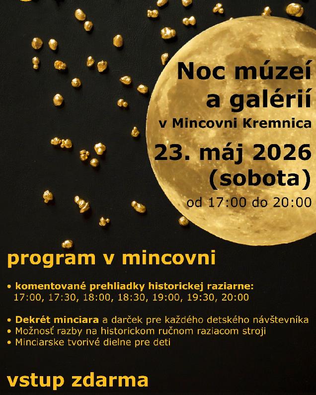 Noc múzeí a galérií v Mincovni Kremnica
