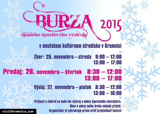 Burza zimného športového výstroja