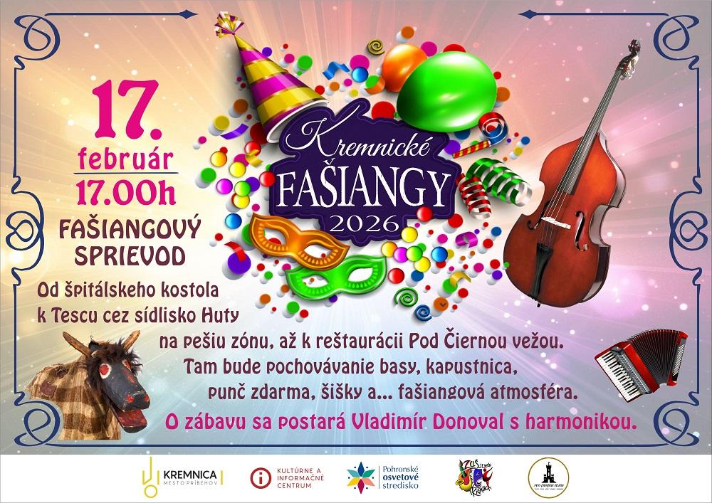 Fašiangy 2026 v Kremnici