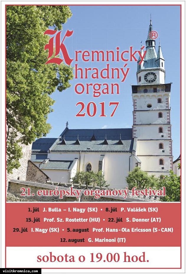 Kremnický hradný organ 2017