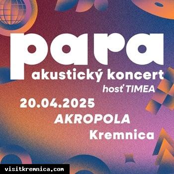 PARA – Akustické koncerty - Kremnica