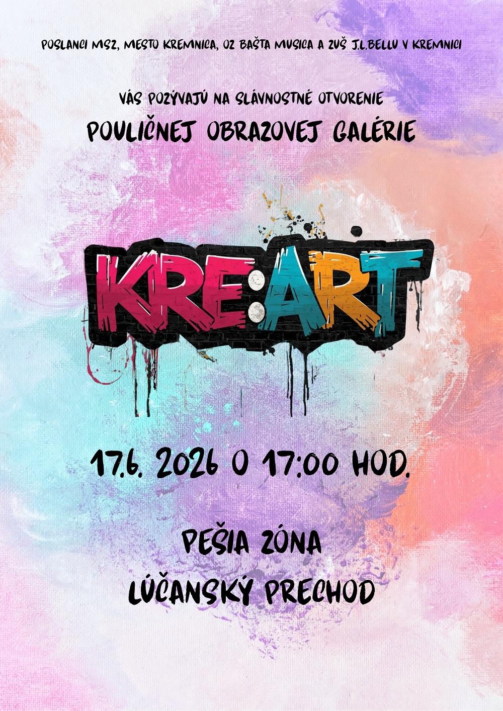 KRE:ART pouličná Galéria