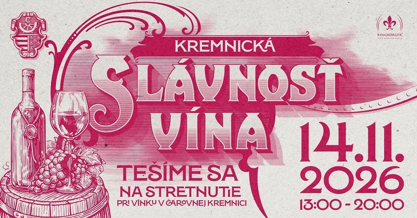 Dobrá nálada, čarovné pivnice, to všetko vás čaká na Kremnickej slávnosti vína 2026