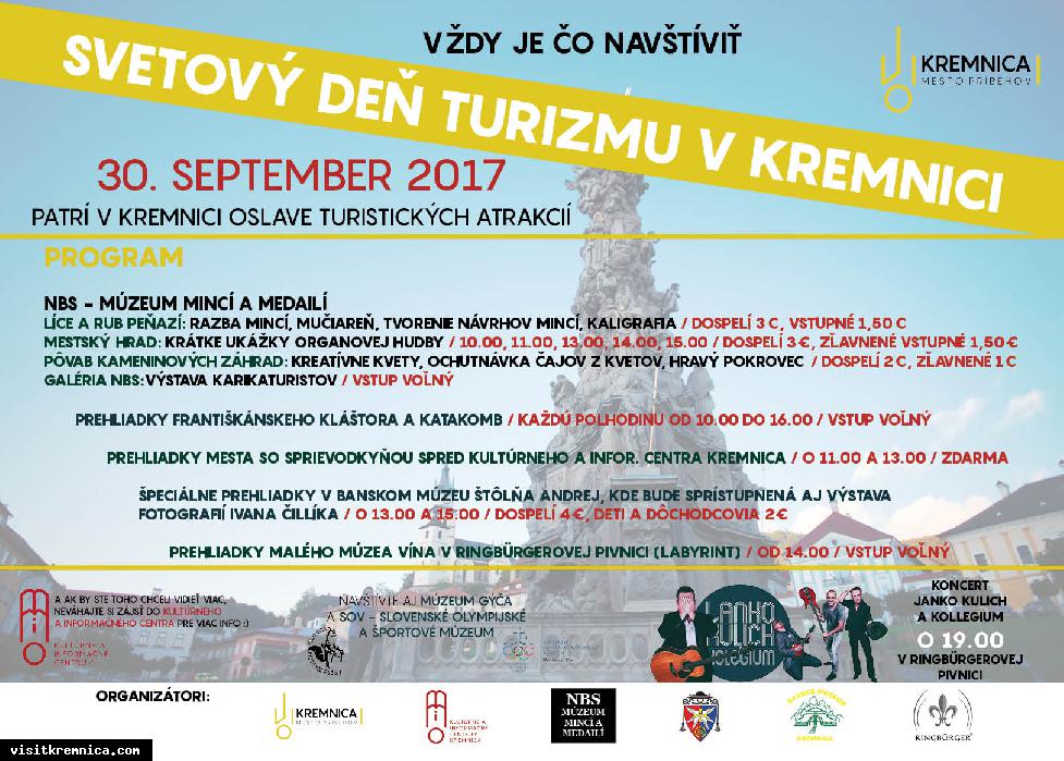 Svetový deň turizmu v Kremnici