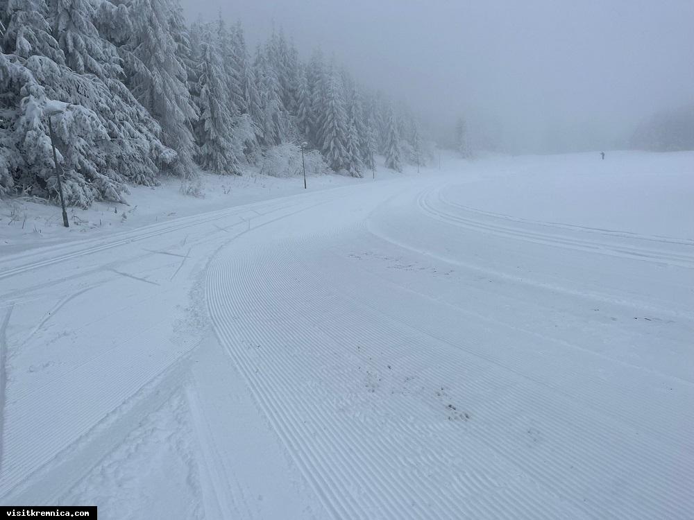 Bežecké trate na Skalke upravujeme nepretržite