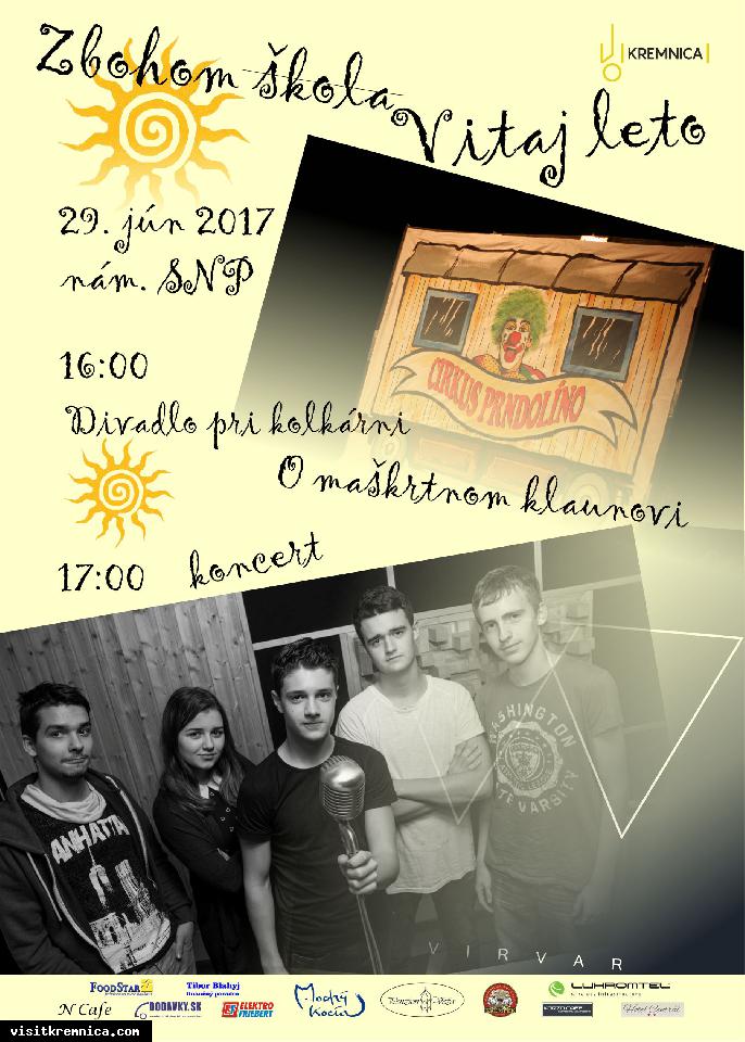 Zbohom škola, vitaj leto / zábavné popoludnie